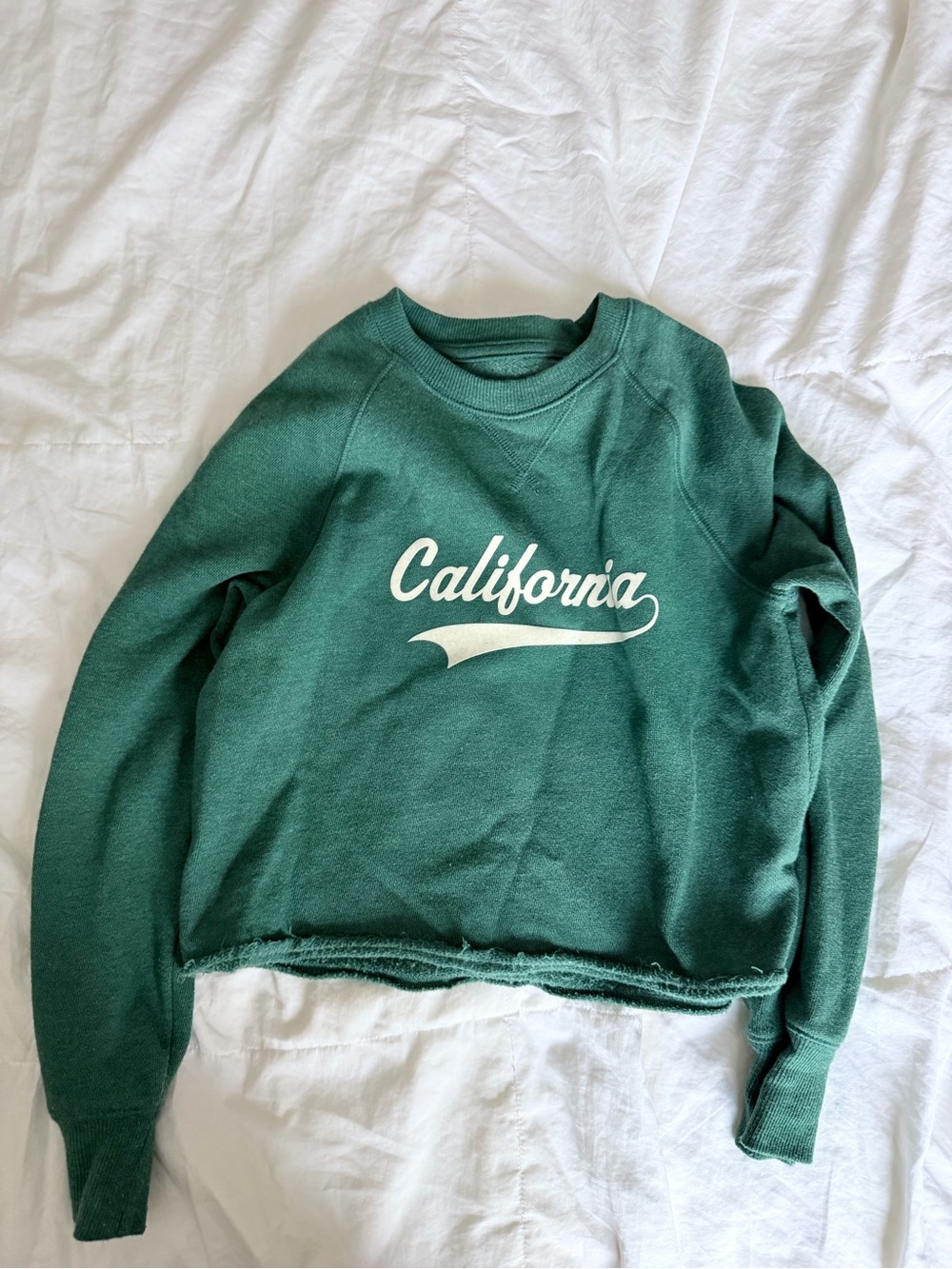 SO Green 'California' Crewneck Sweatshirt